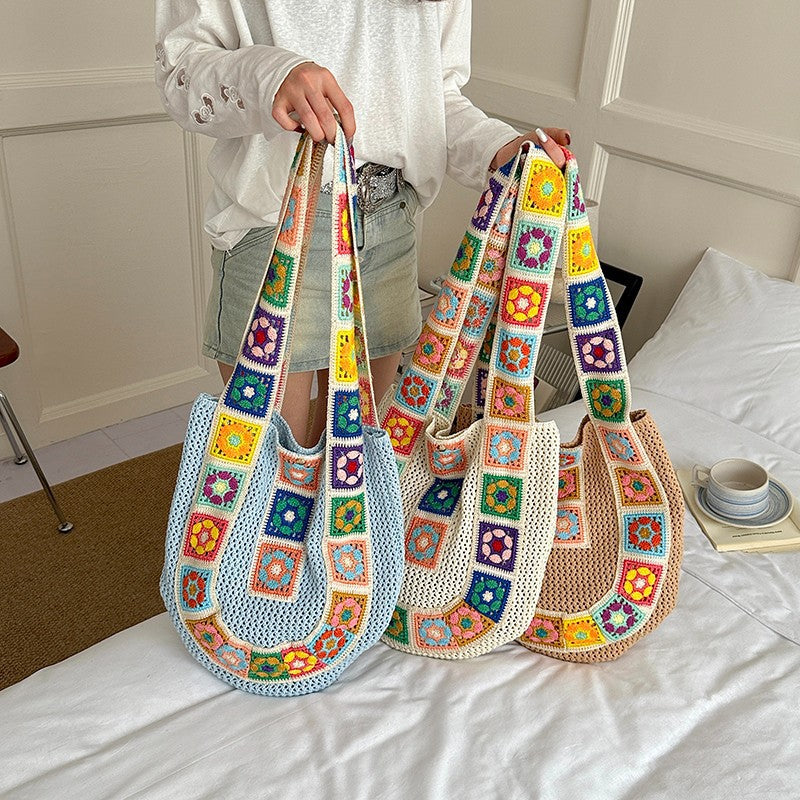 Crochet Patchrk Sling Bag Kalsten