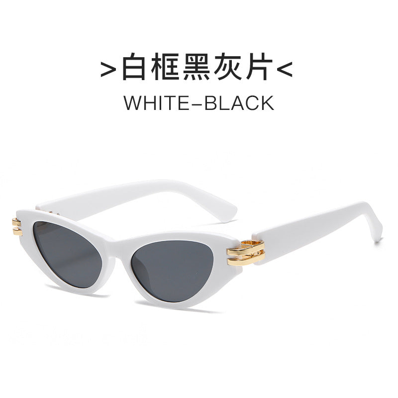 Women's Cat-Eye Sunglasses with Luxurious Frame and Mirrored Lenses Kalsten