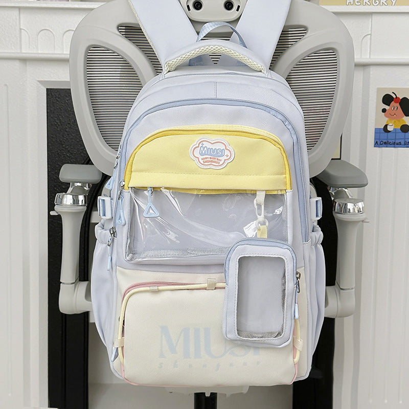 Multi-Functional Transparent School Backpack