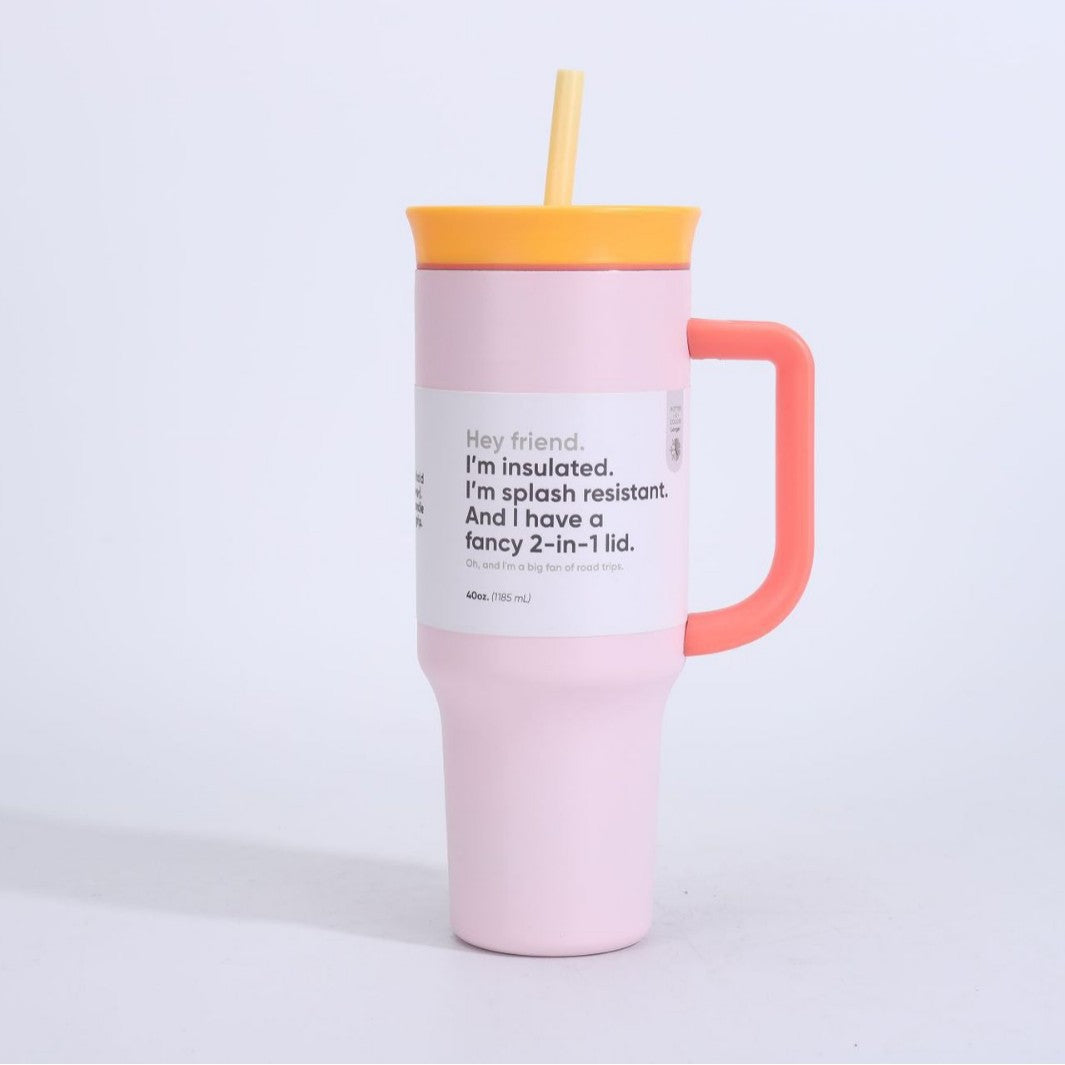 Women's insulated mug with 2-in-1 lid Kalsten
