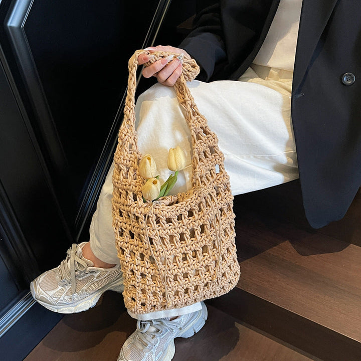 Fashionable Crocheted Tote Bag Kalsten