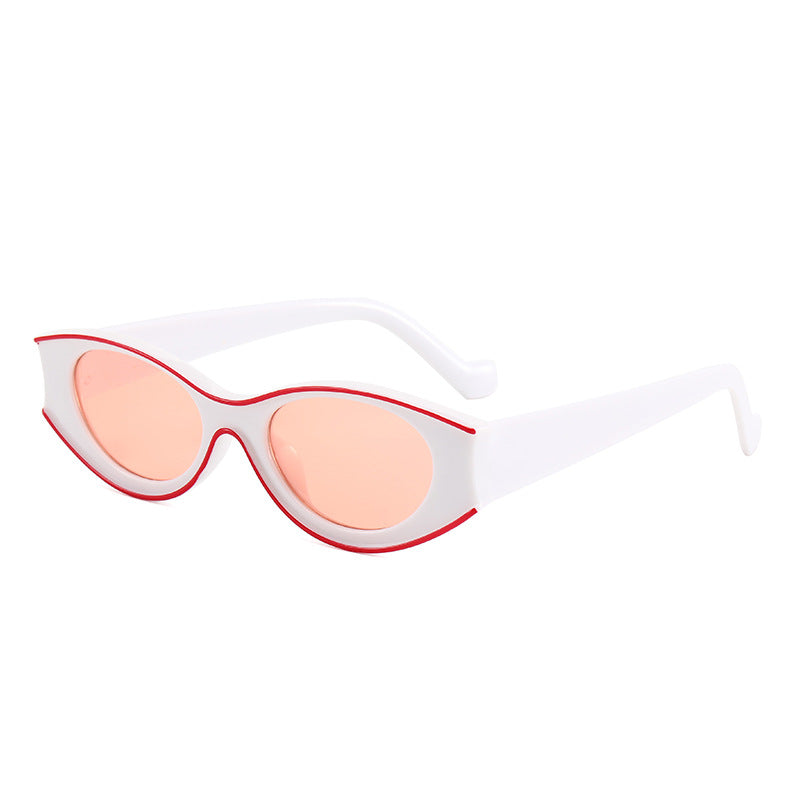 Women's Cat-Eye Sunglasses with Contrasting Frame Design Kalsten