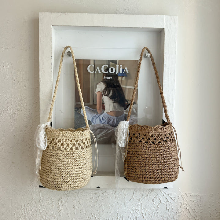 Handmade Braided Bucket Bag Kalsten