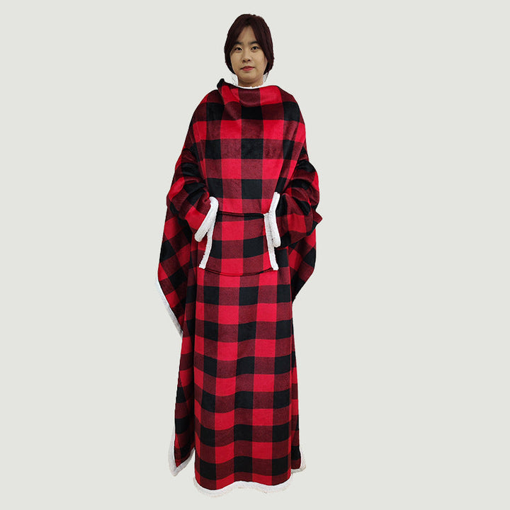 Ladies Cozy Oversized Poncho Blanket Kalsten