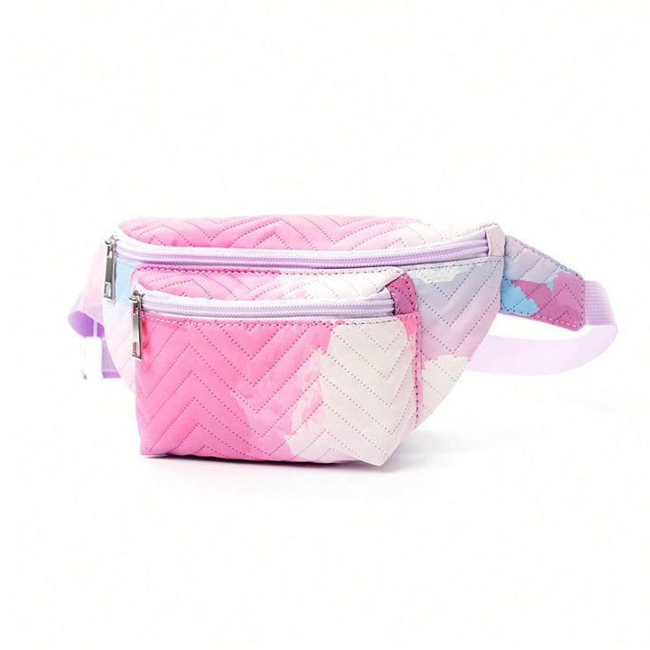 Waist bag with heart-shaped design and multiple compartments Kalsten
