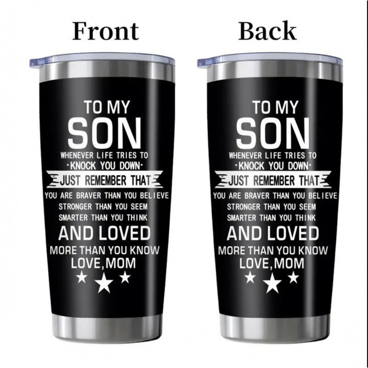 Double-Wall Vacuum Insulated Stainless Steel Travel Tumbler With Spill-Resistant Lid And Printed Cow Sunflower Design