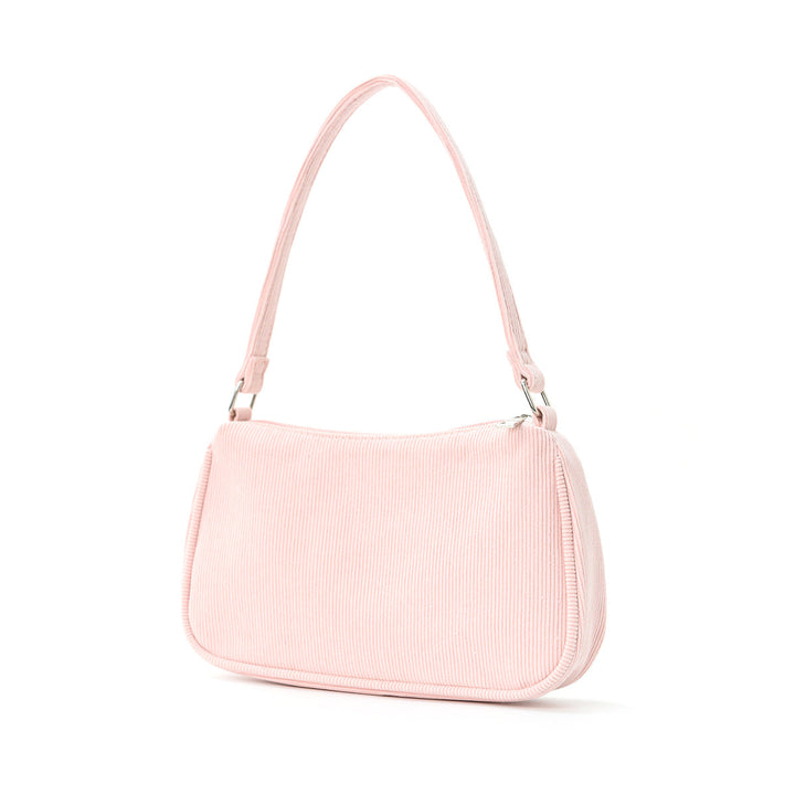 Fashionable shoulder bag with elegant ribbed design Kalsten