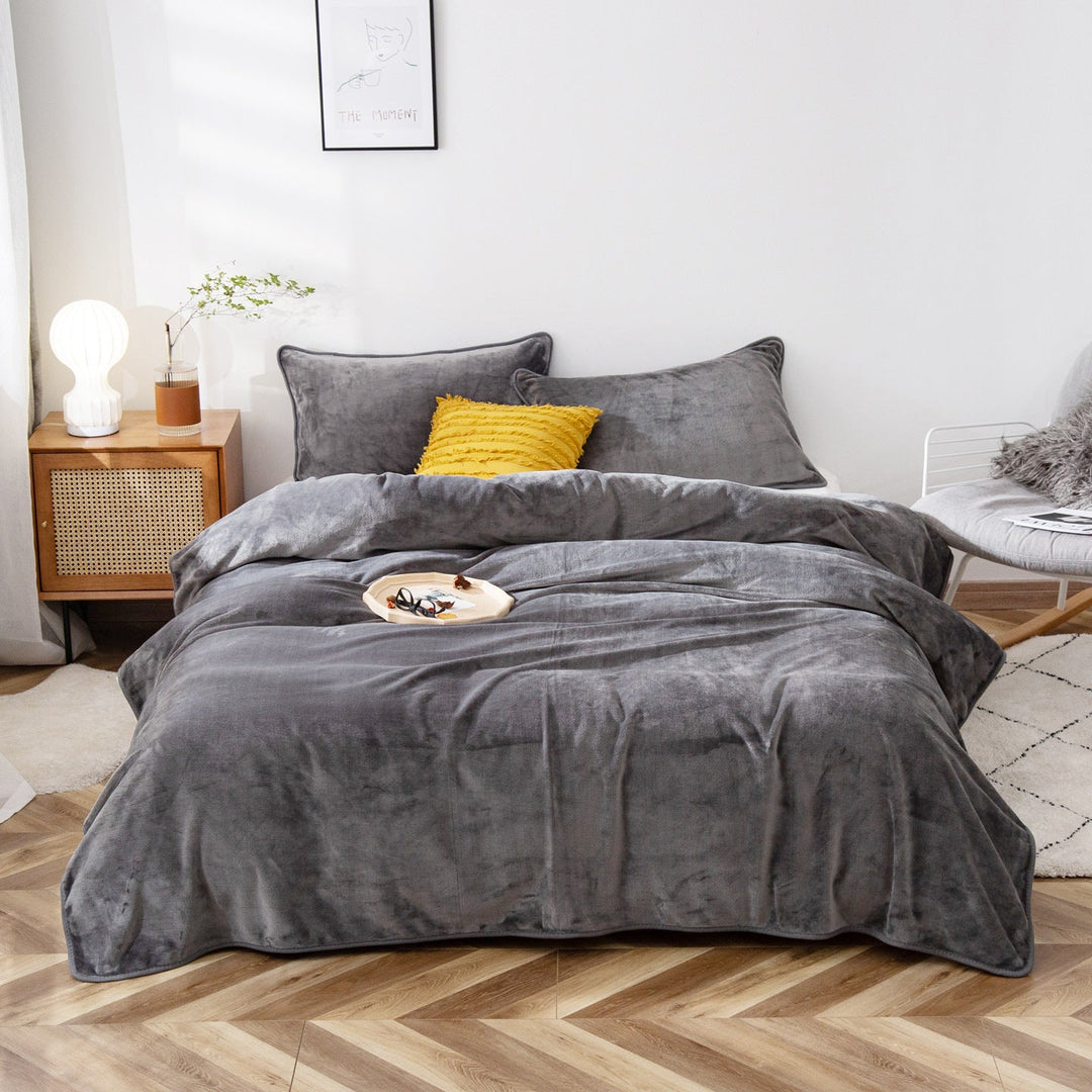 Ladies cozy microfiber blanket Kalsten