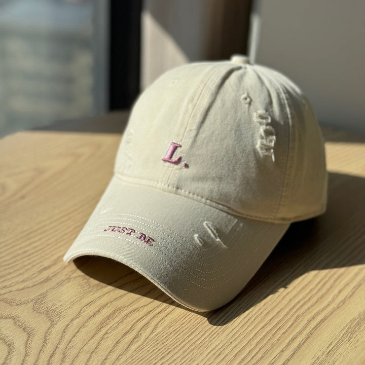 Women's Distressed Cotton Baseball Cap Kalsten