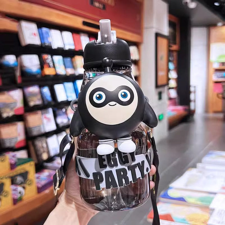 Women’s water bottle with interactive design and stylish character element Kalsten