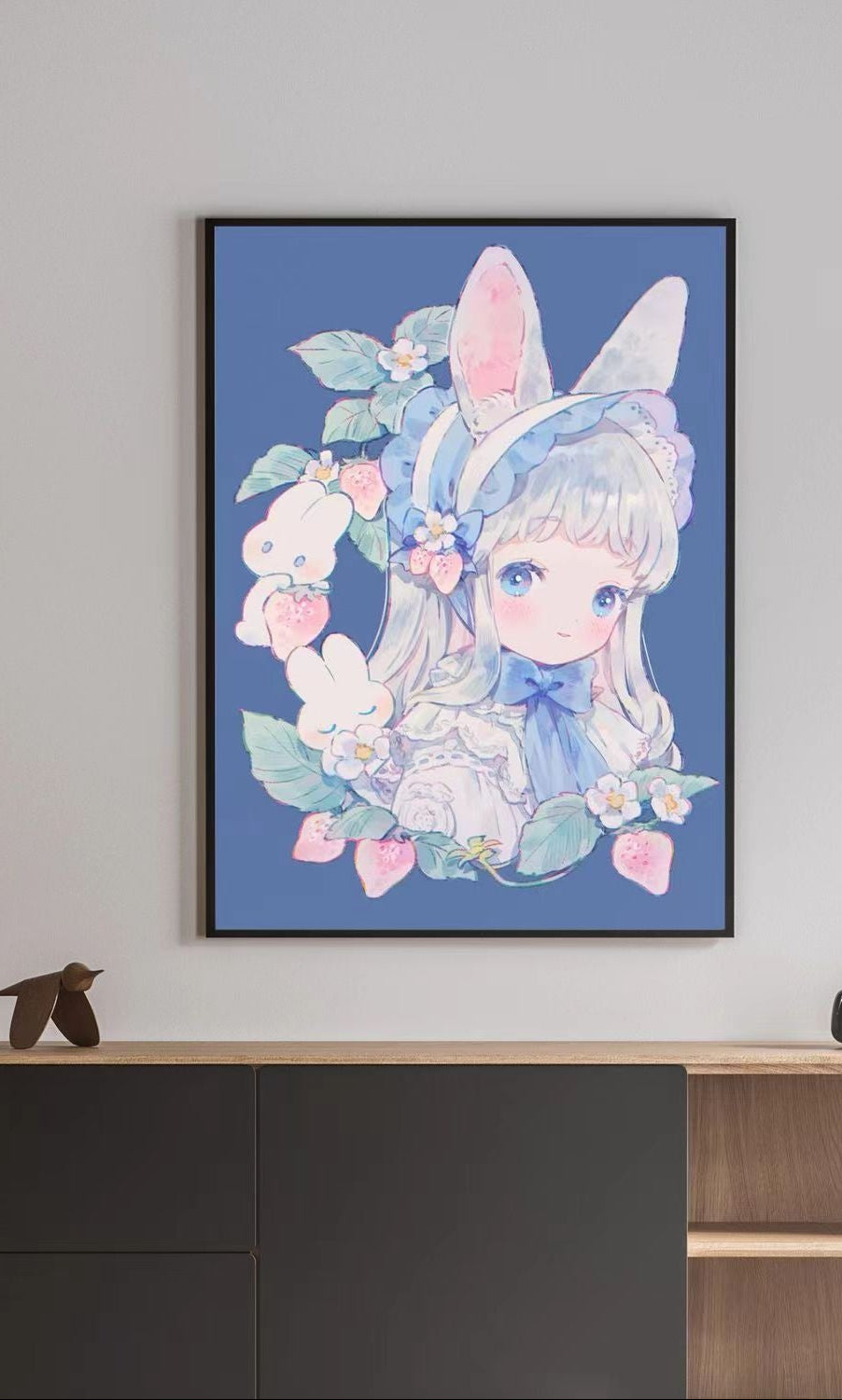 Illustrated Fantasy Character Canvas Art Print Kalsten