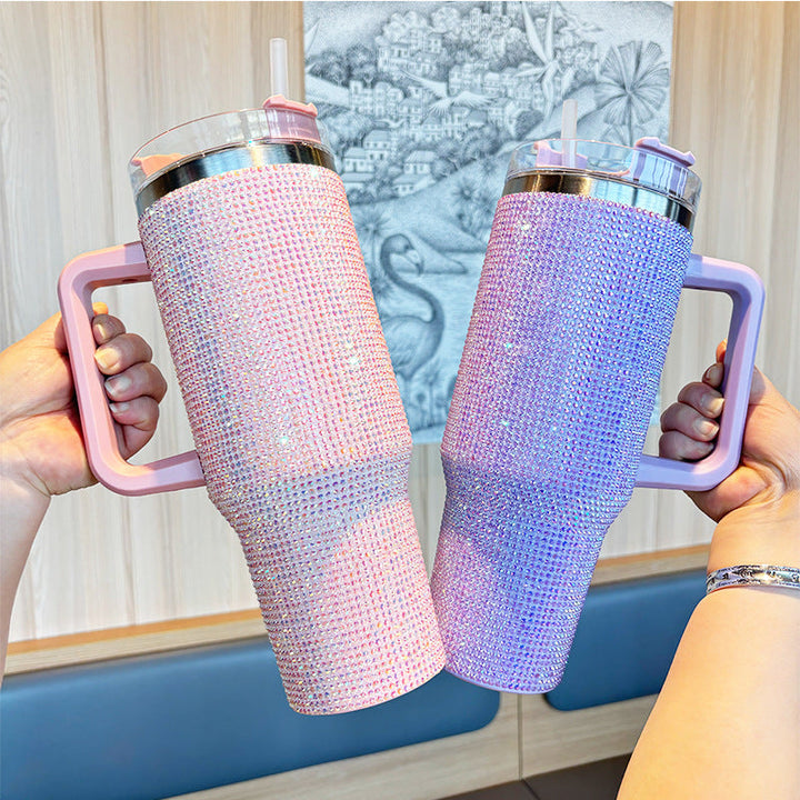 Women's Sparkling Water Bottle with Large Volume and Ergonomic Handle Kalsten