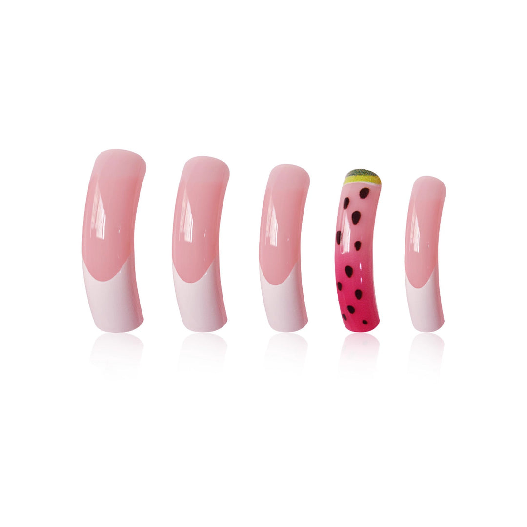 Glamorous 3D Long Stiletto Press-On Nails Kalsten