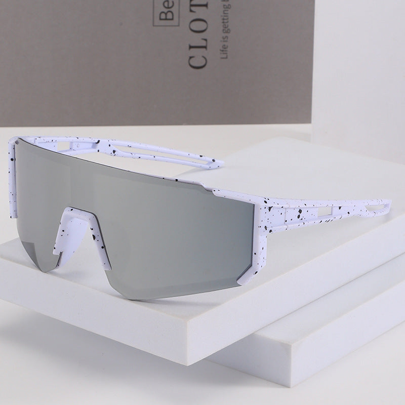 Men's Futuristic Oversized Shield Sunglasses Kalsten