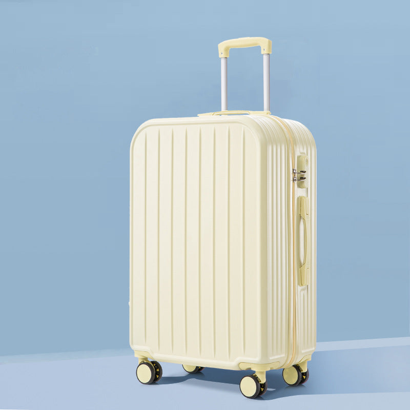 Unisex Stylish Ridged Hard-Shell Suitcase Kalsten