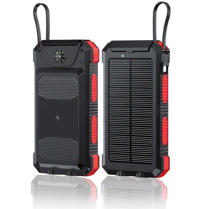 Waterproof Solar Power Bank with Built-in Compass Kalsten