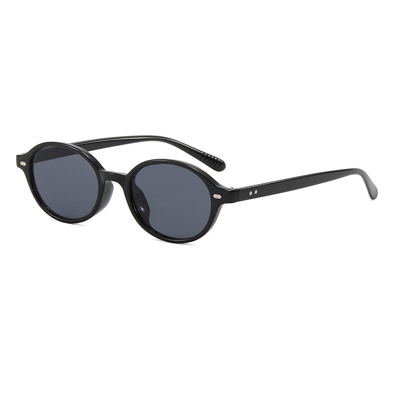Women's fashionable round reading glasses with flexible plastic frame Kalsten