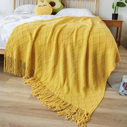 Cozy Knitted Throw
