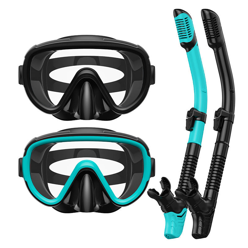 Premium dive mask with anti-fog function and flexible breathing tube Kalsten