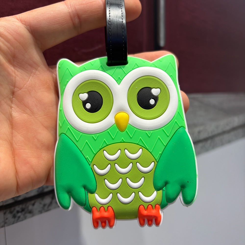 Owl-Shaped Luggage Tag Kalsten