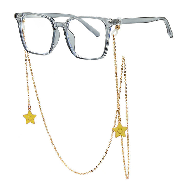 Decorative Eyewear with Star Charm Chain Kalsten