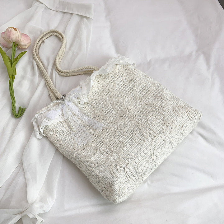 Elegant and Lightweight Handbag with Lace Edge Kalsten