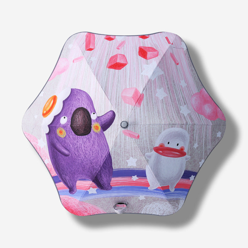 Women's Children's Umbrella with Cute Animal Design Kalsten