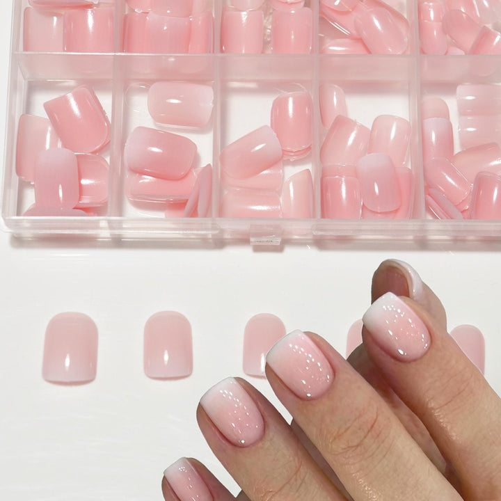 French Tip Press-On Nail Extensions Kalsten