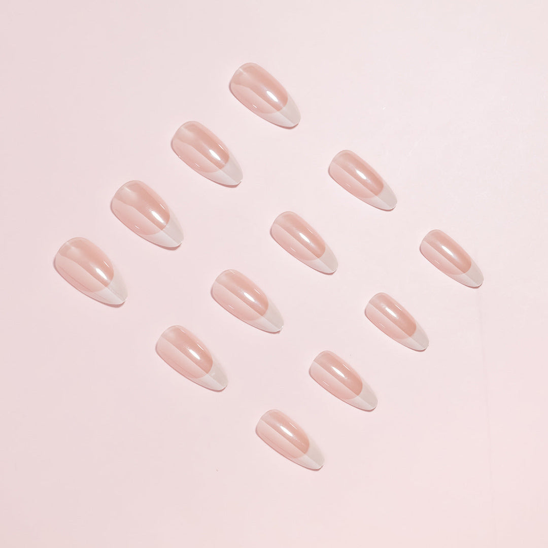 Elegant French Tip Nail Art Set Kalsten