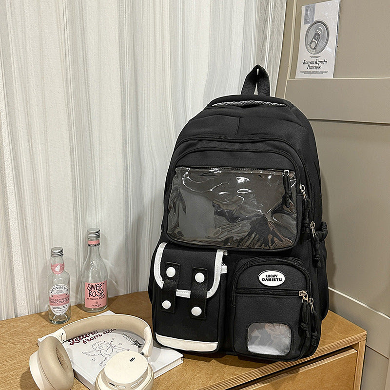 Multi-Compartment Functional School Backpack