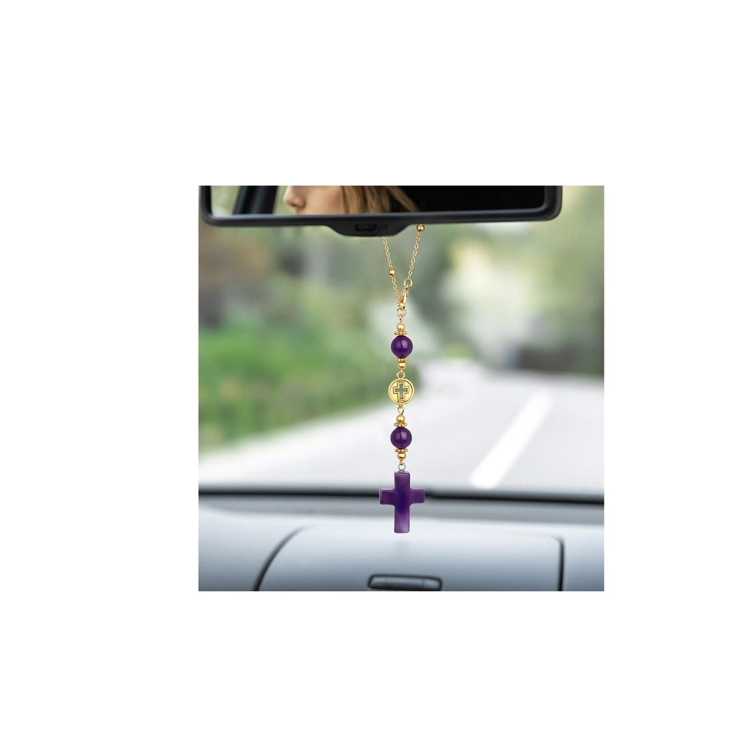 Decorative Cross Car Charm Kalsten