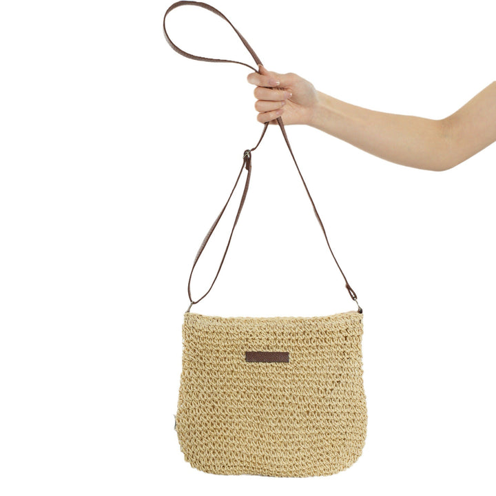 Handcrafted Rattan Crossbody Bag Kalsten