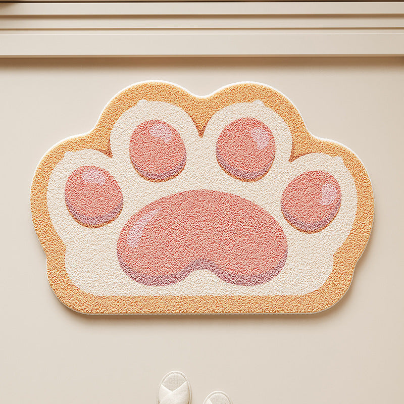 Cat Paw Shaped Floor Mat Acalora