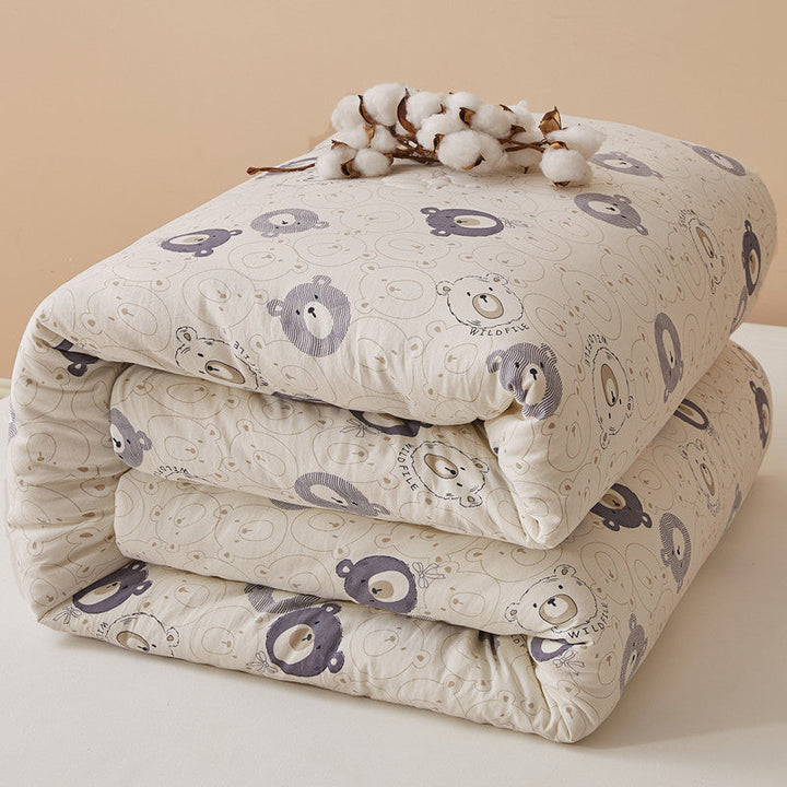 Women's cozy blanket with lovely bear pattern Kalsten