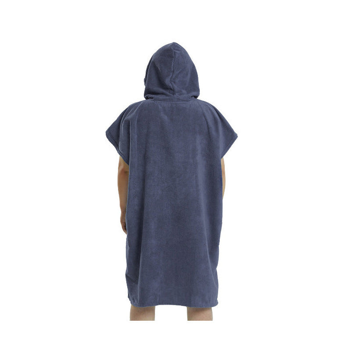 Women's Hooded Poncho made of soft Microfiber Fabric Kalsten