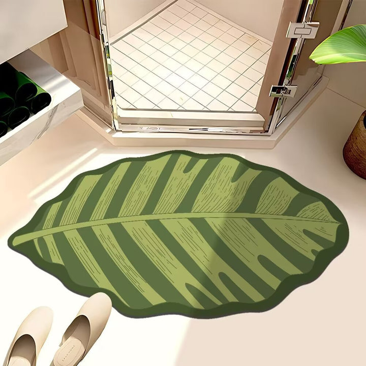 Leaf-Shaped Bath Mat Kalsten