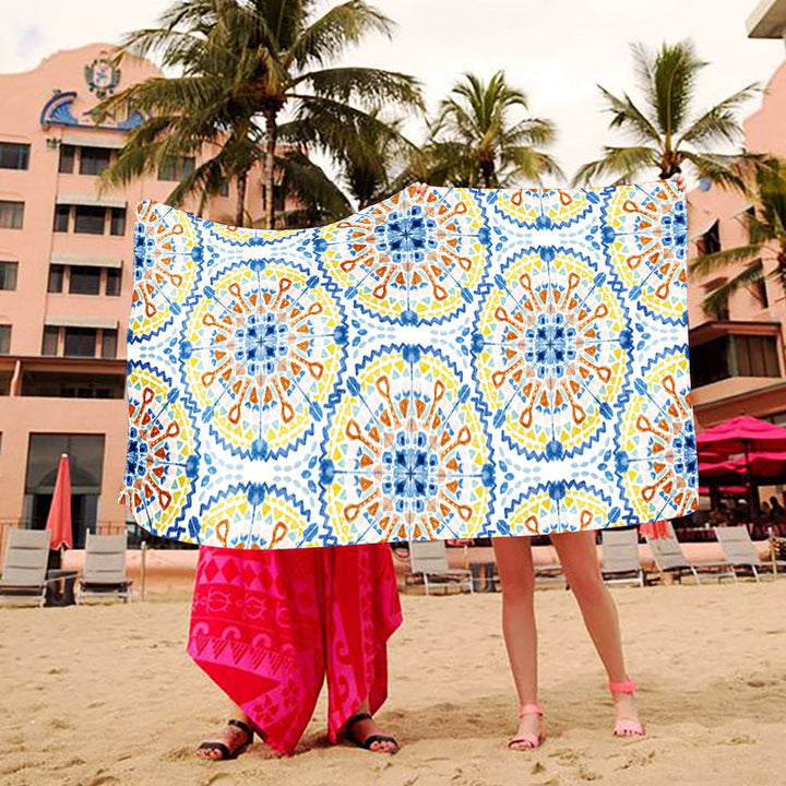 Beach blanket with creative art design Kalsten