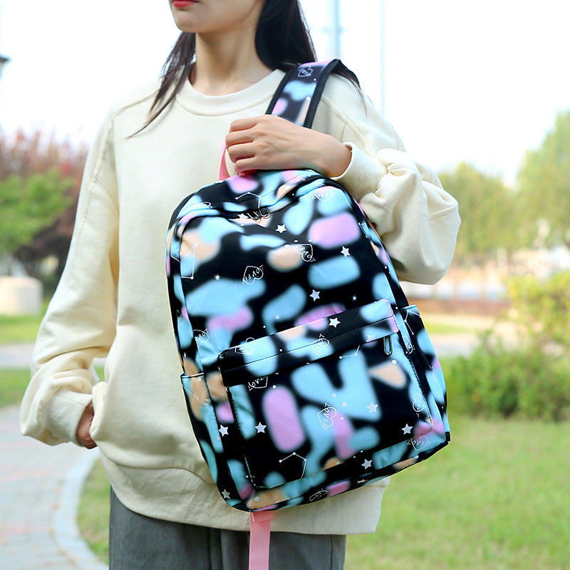Colorful Multi-Piece Backpack Set Kalsten