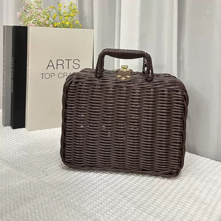Ladies stylish and practical rattan cosmetic box Kalsten