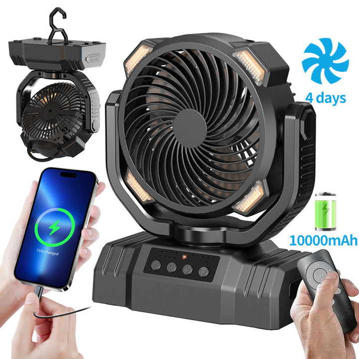 Unisex portable fan with remote control and power bank function Kalsten