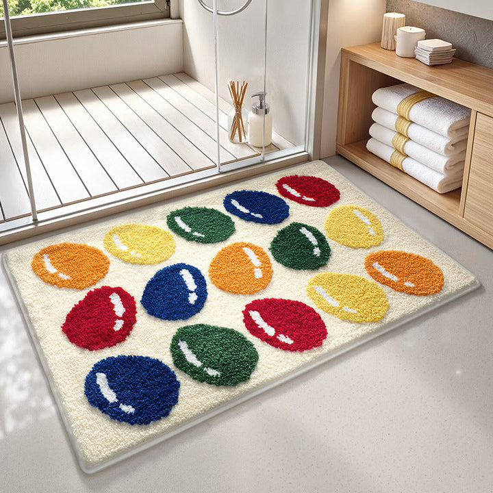 Playful Dog-Themed Bath Mat Kalsten