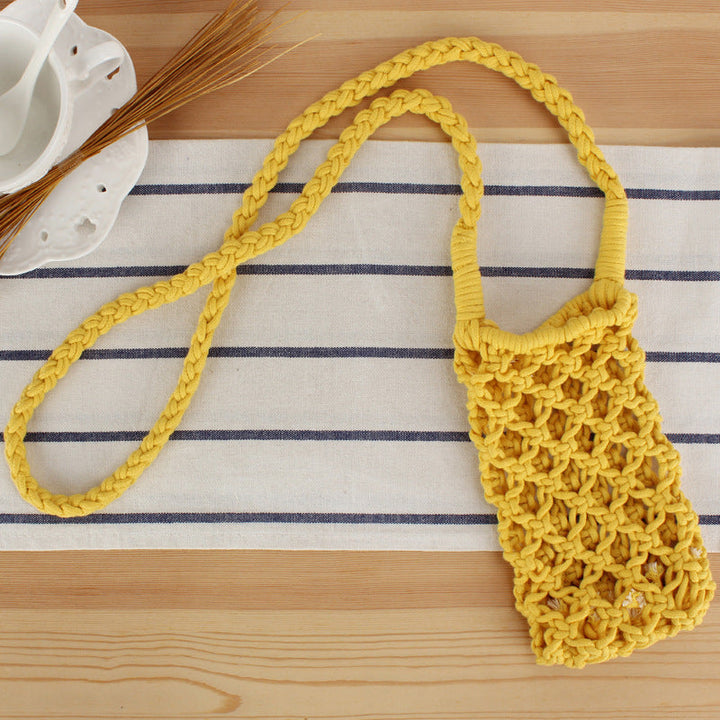 Macramé Shoulder Bag in Creative Net Design Kalsten