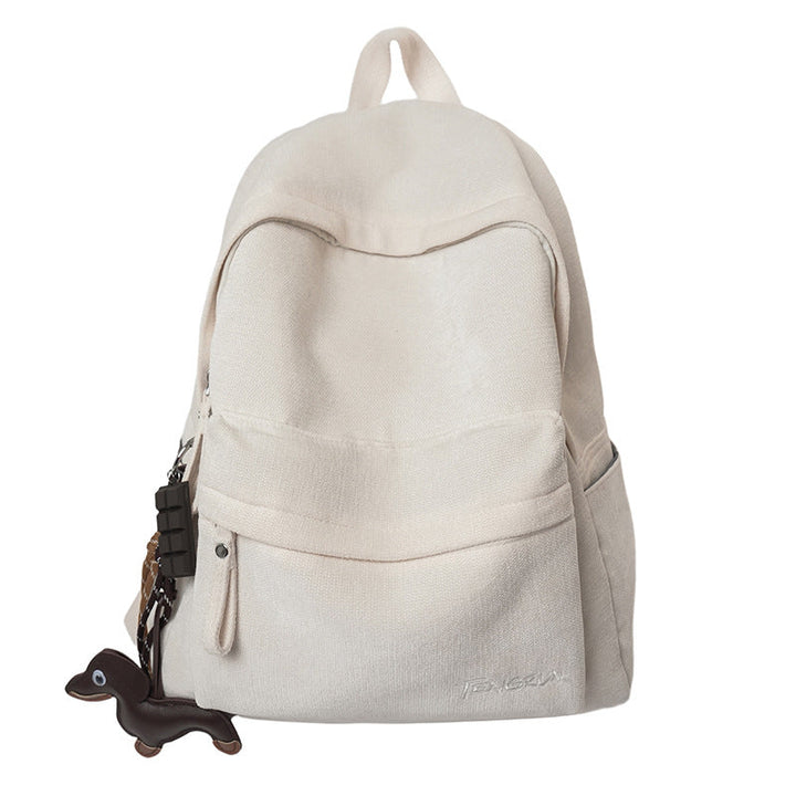 Corduroy Texture Casual School Backpack Kalsten