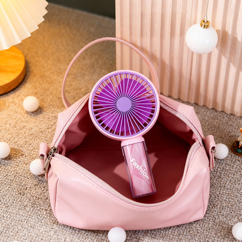 Women's Portable Mini Fan with Playful Design Kalsten