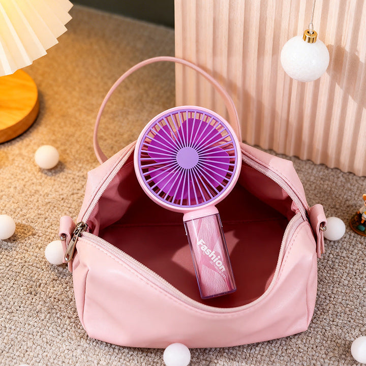 Women's Portable Mini Fan with Playful Design Kalsten