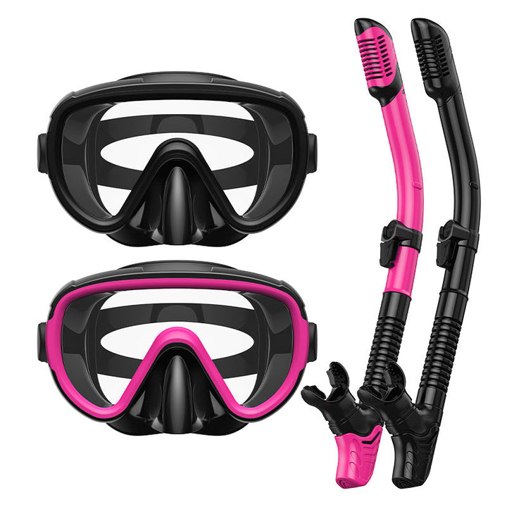 Premium dive mask with anti-fog function and flexible breathing tube Kalsten