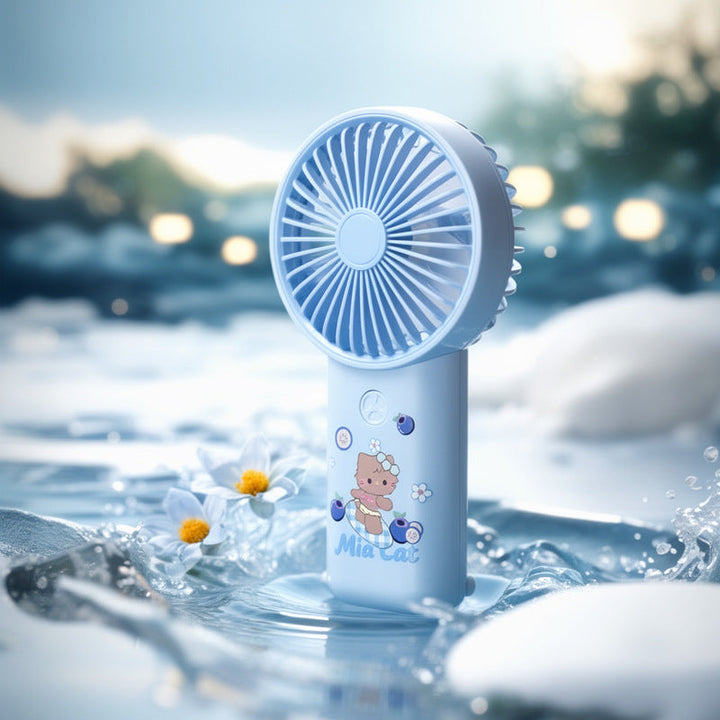 Portable Cartoon-Themed Cooling Hand Fan Kalsten