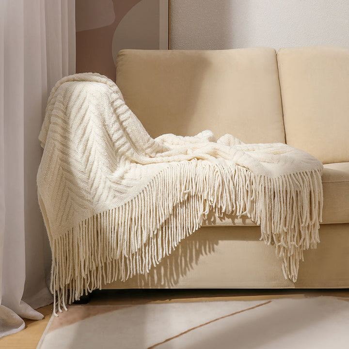Ladies cozy throw blanket Kalsten
