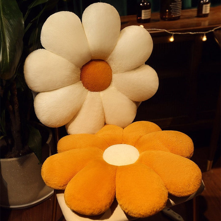 Plush seat cushion in flower shape Kalsten