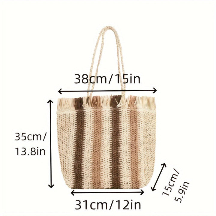 Beach bag with desirable fringe design Kalsten